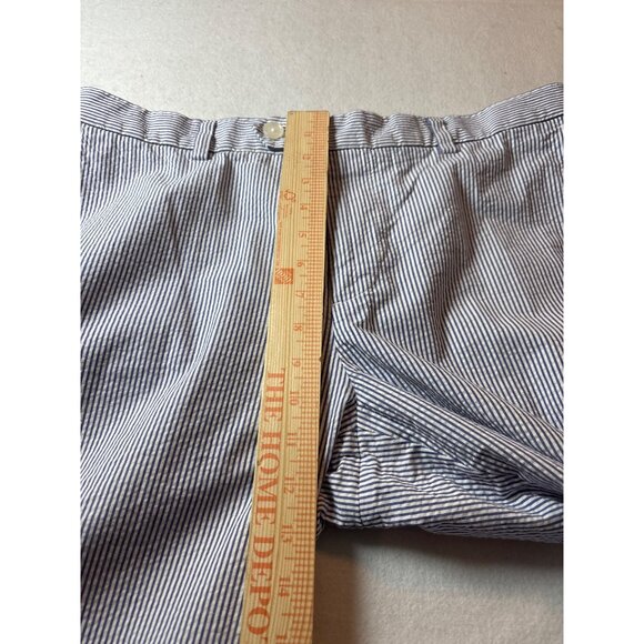 Brooks Brother Seersucker Striped Mens Pants Size 34x34 Blue & White Cotton - Picture 5 of 11